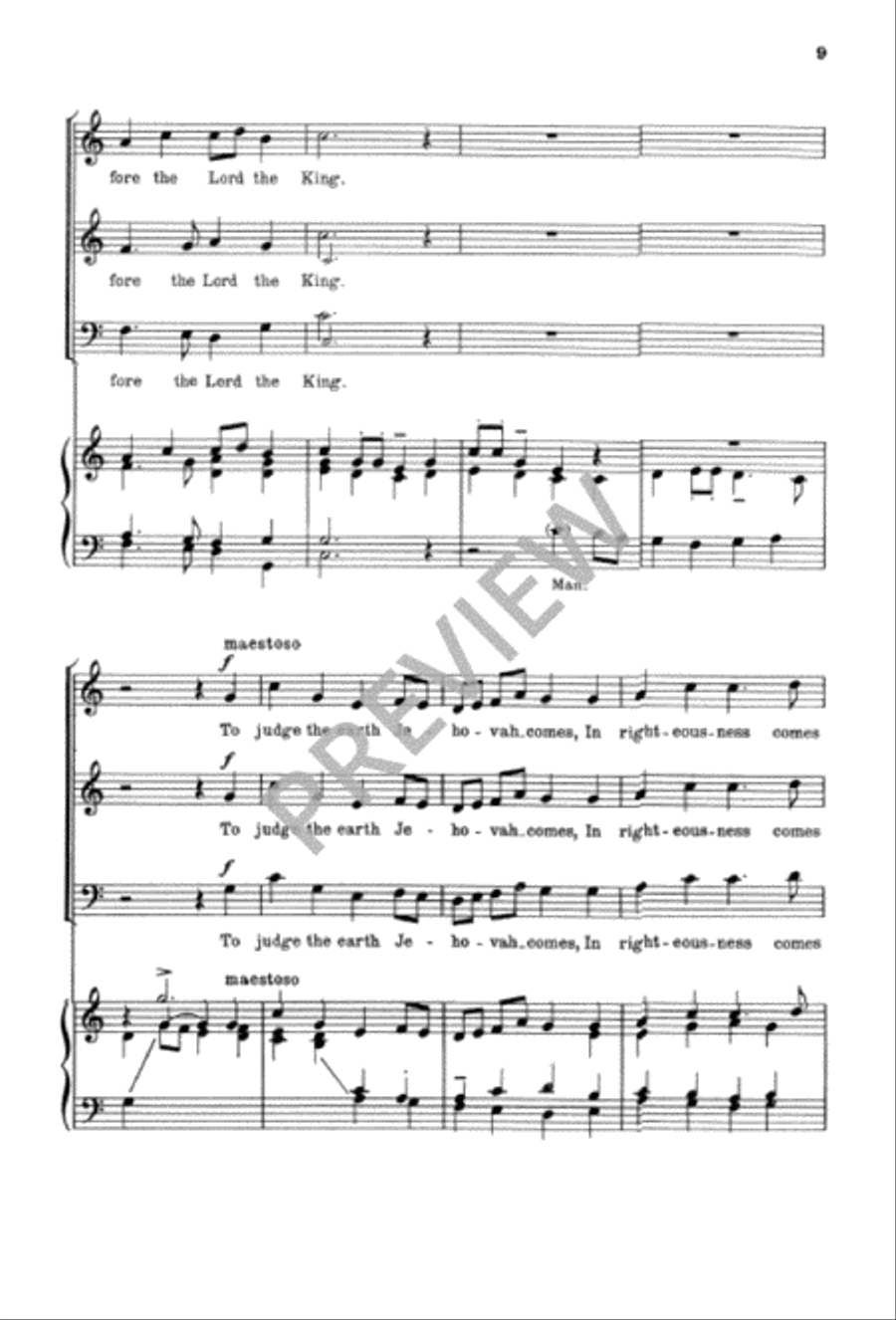 With Harp and Voice of Psalms SA scores gallery preview page 10