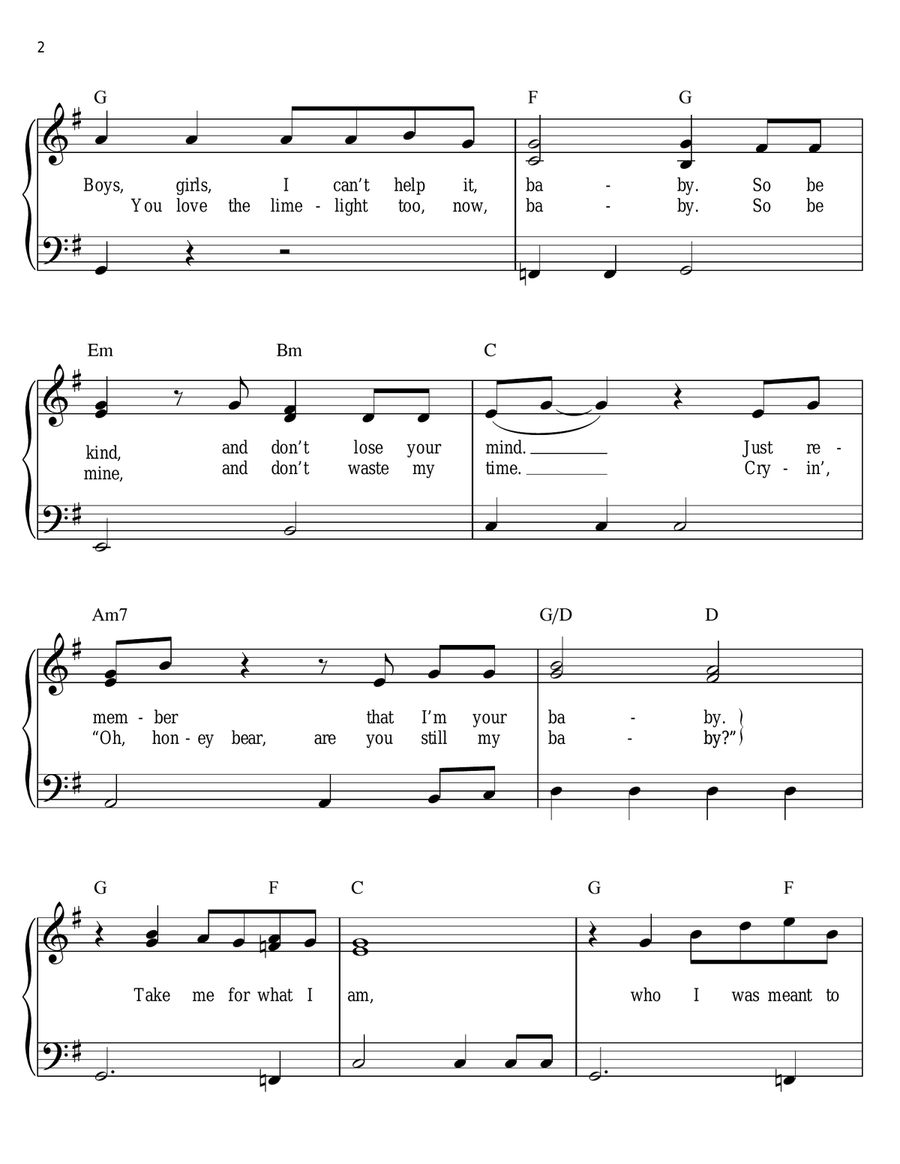 Take Me Or Leave Me Voice scores gallery preview page 2