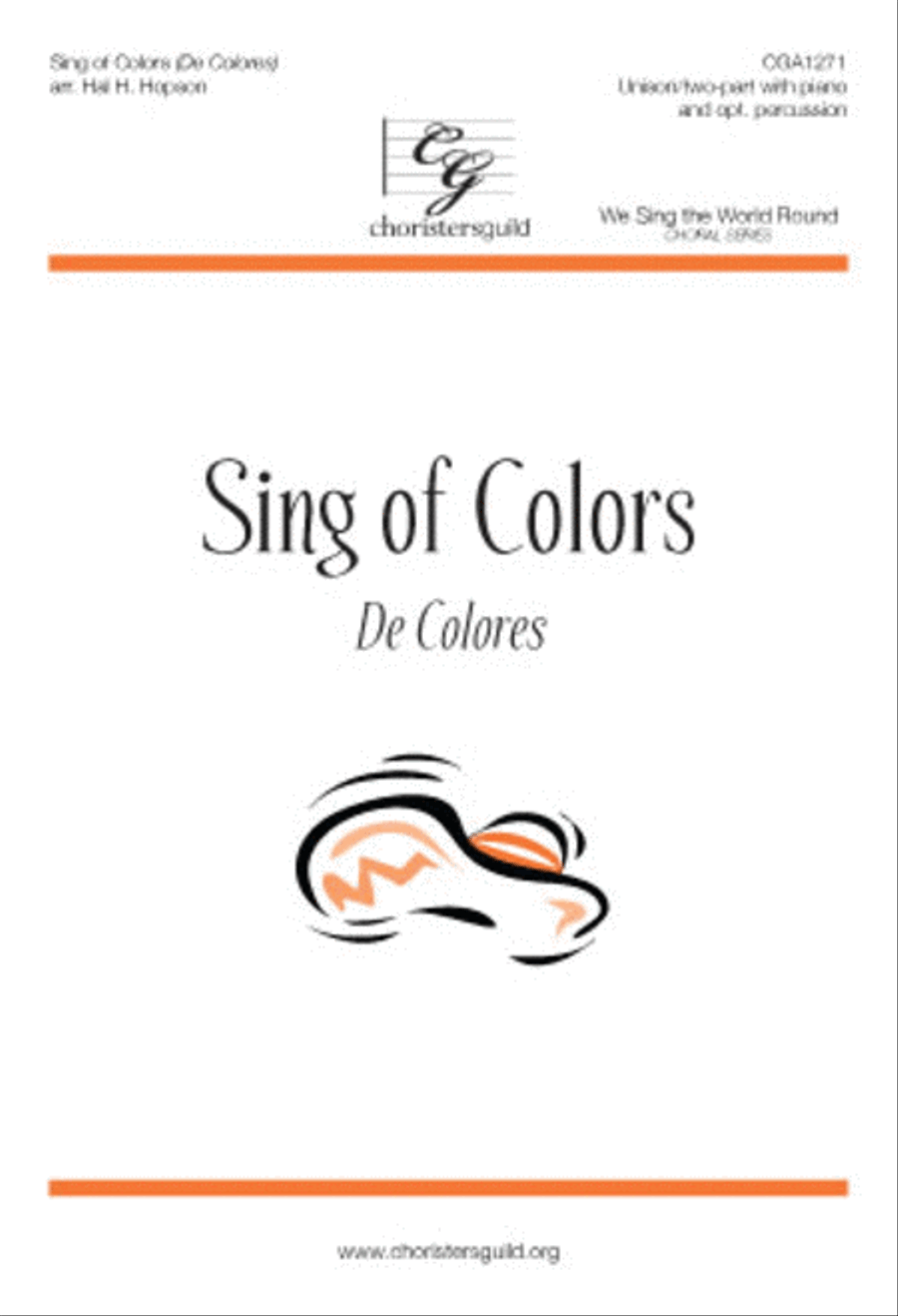 Sing of Colors 2-Part scores gallery preview page 1