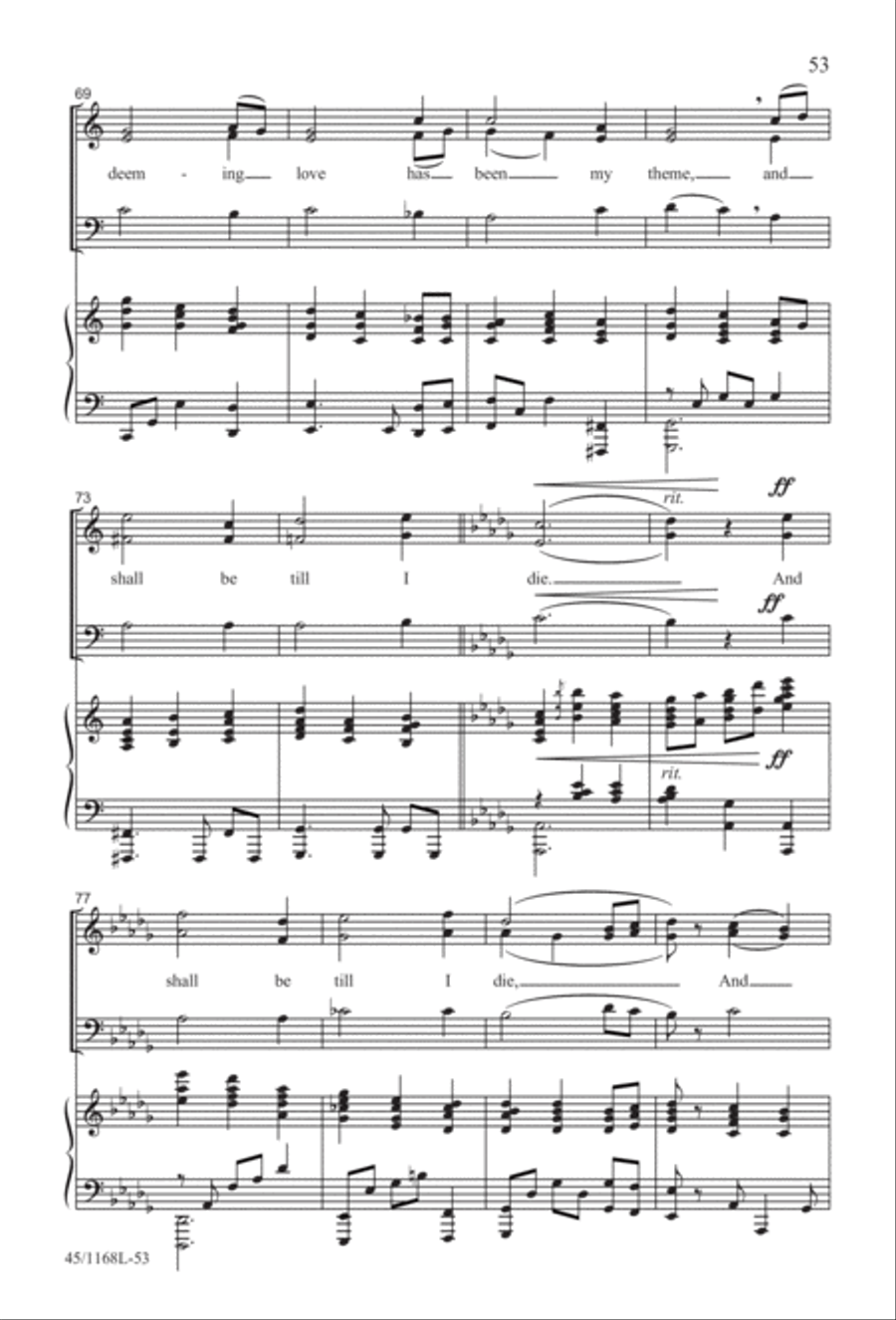 8 Anthems for About 12 Singers 3-Part scores gallery preview page 54