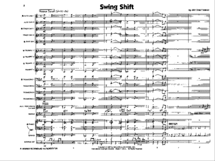 Swing Shift Jazz Ensemble scores gallery preview page 2