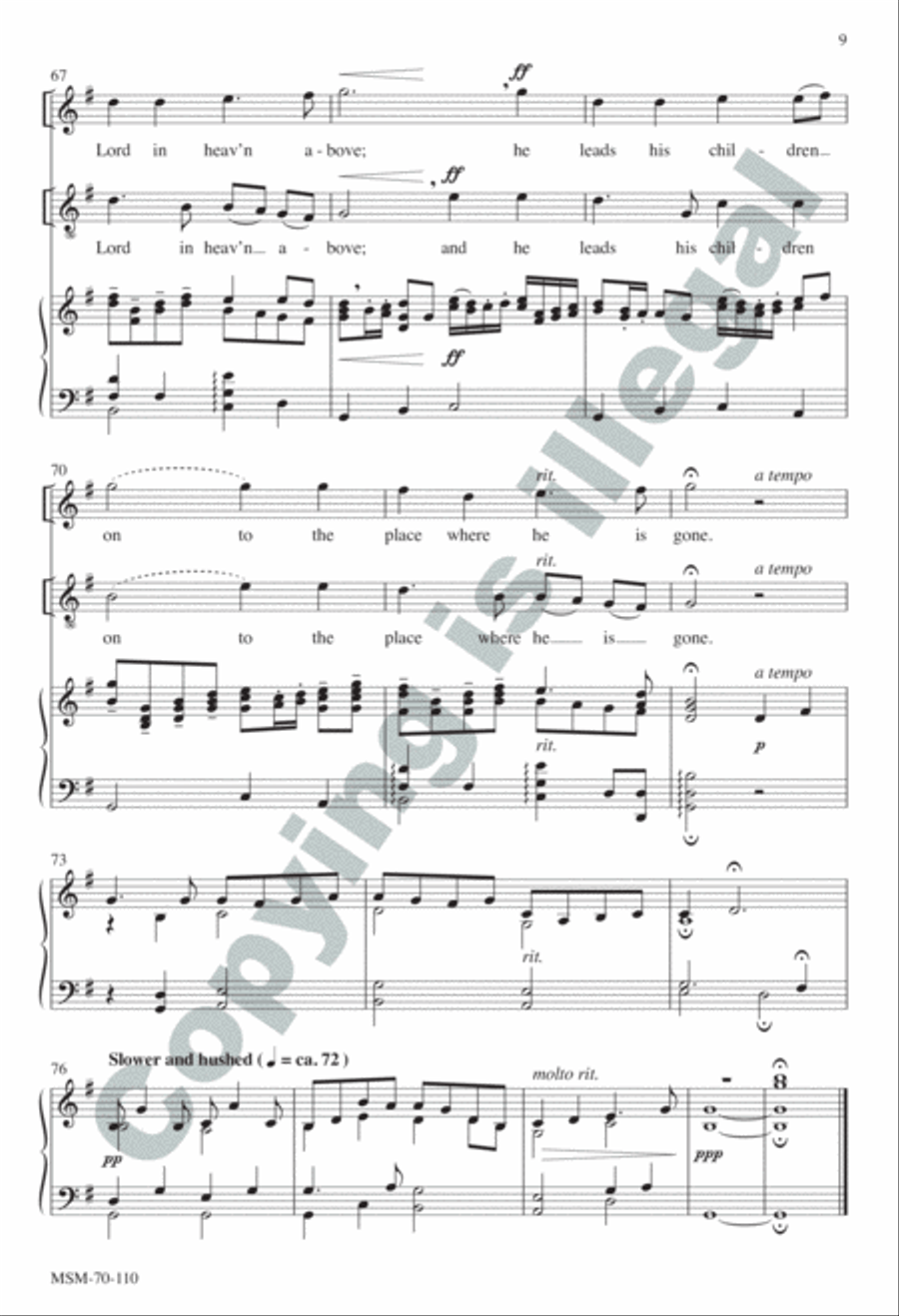 A Carol Suite SSATBB scores gallery preview page 9