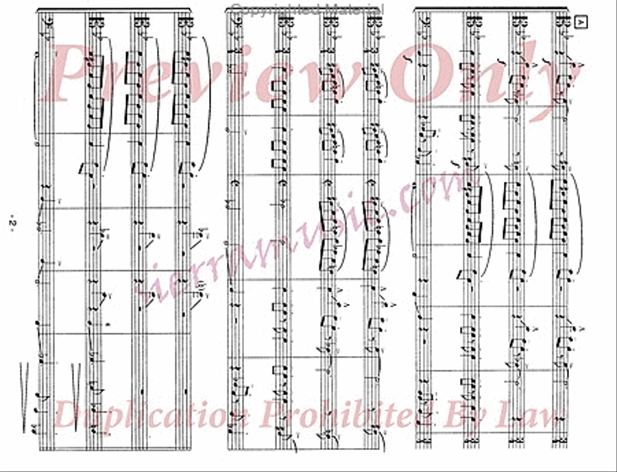 Lassus Trombone Trombone Quartet scores gallery preview page 3