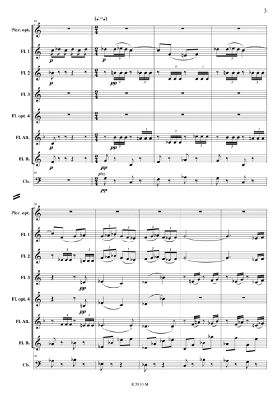 La Oracion del torero Flute scores gallery preview page 4