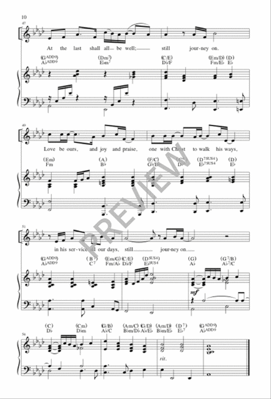 Journey On Journey On 4-Part scores gallery preview page 10
