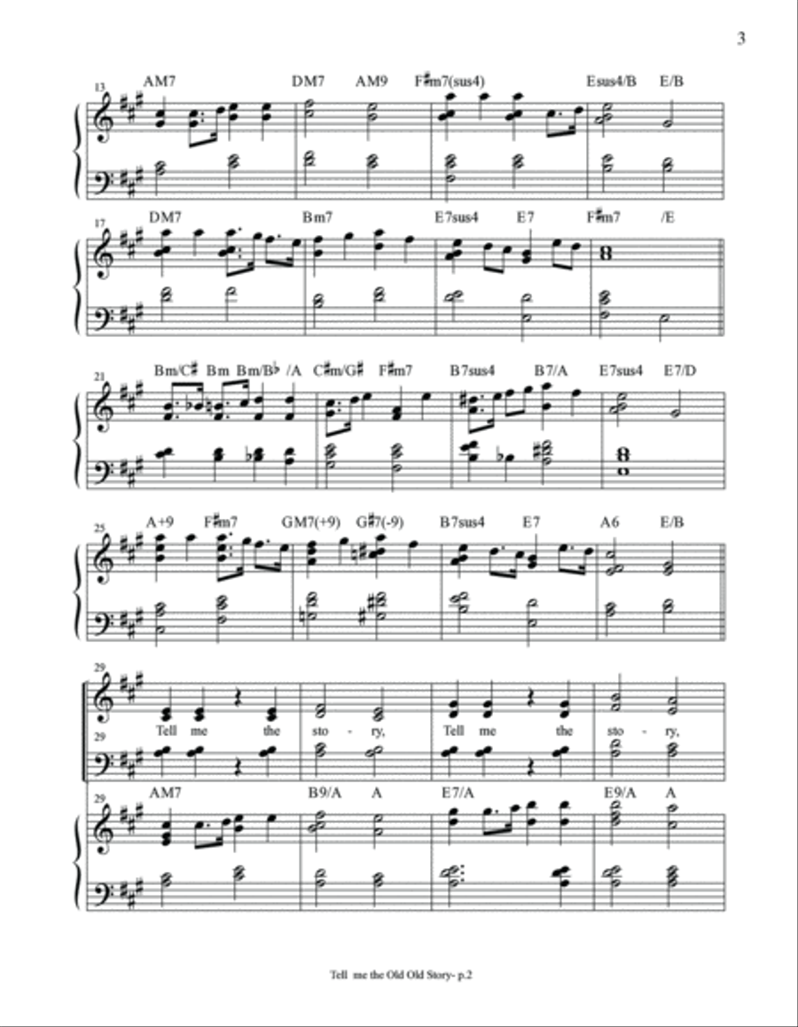 MY FATHER’S FAVORITE HYMNS Piano/Vocal Arrangements-full book A Cappella scores gallery preview page 6