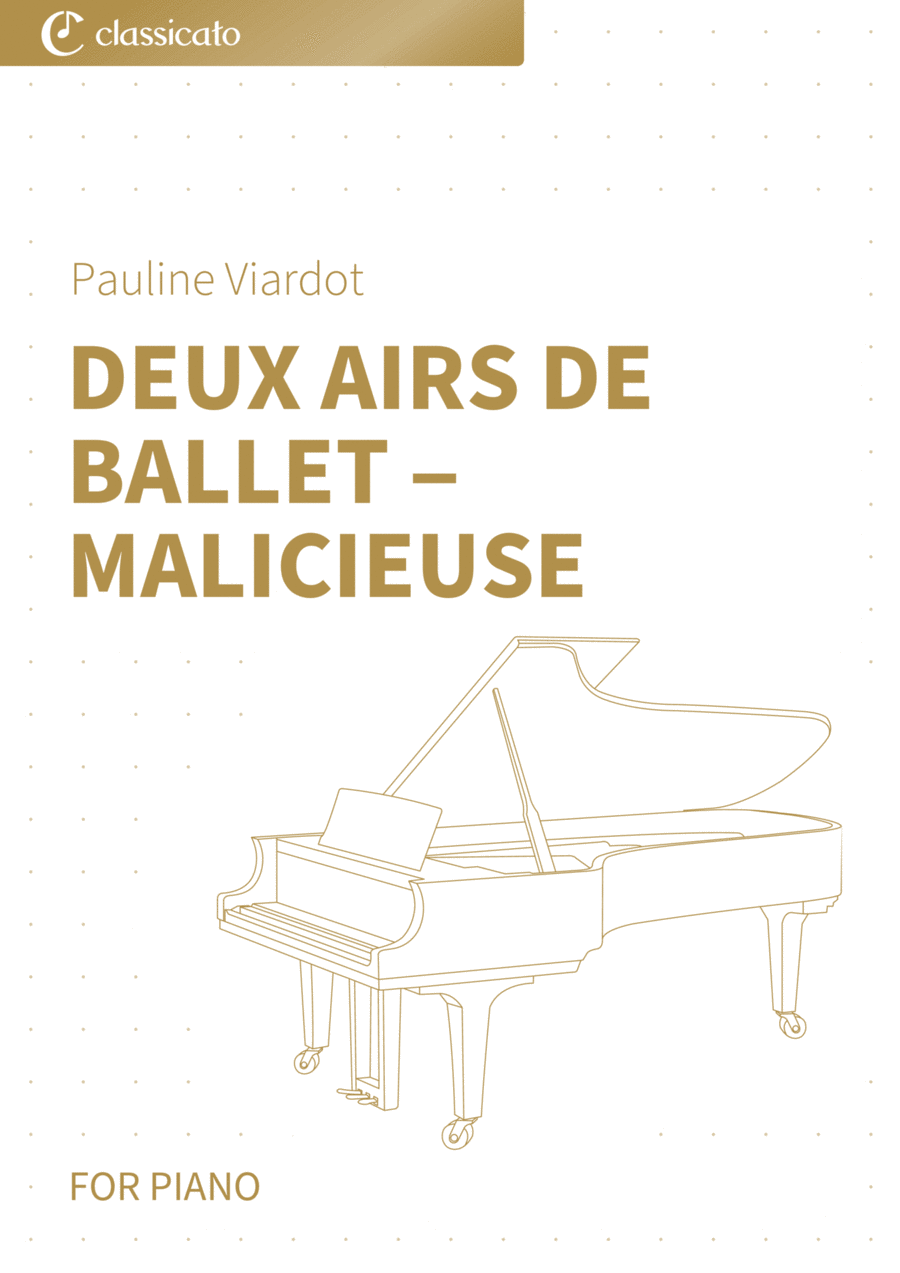 Deux Airs de Ballet - Malicieuse Piano scores gallery preview page 1