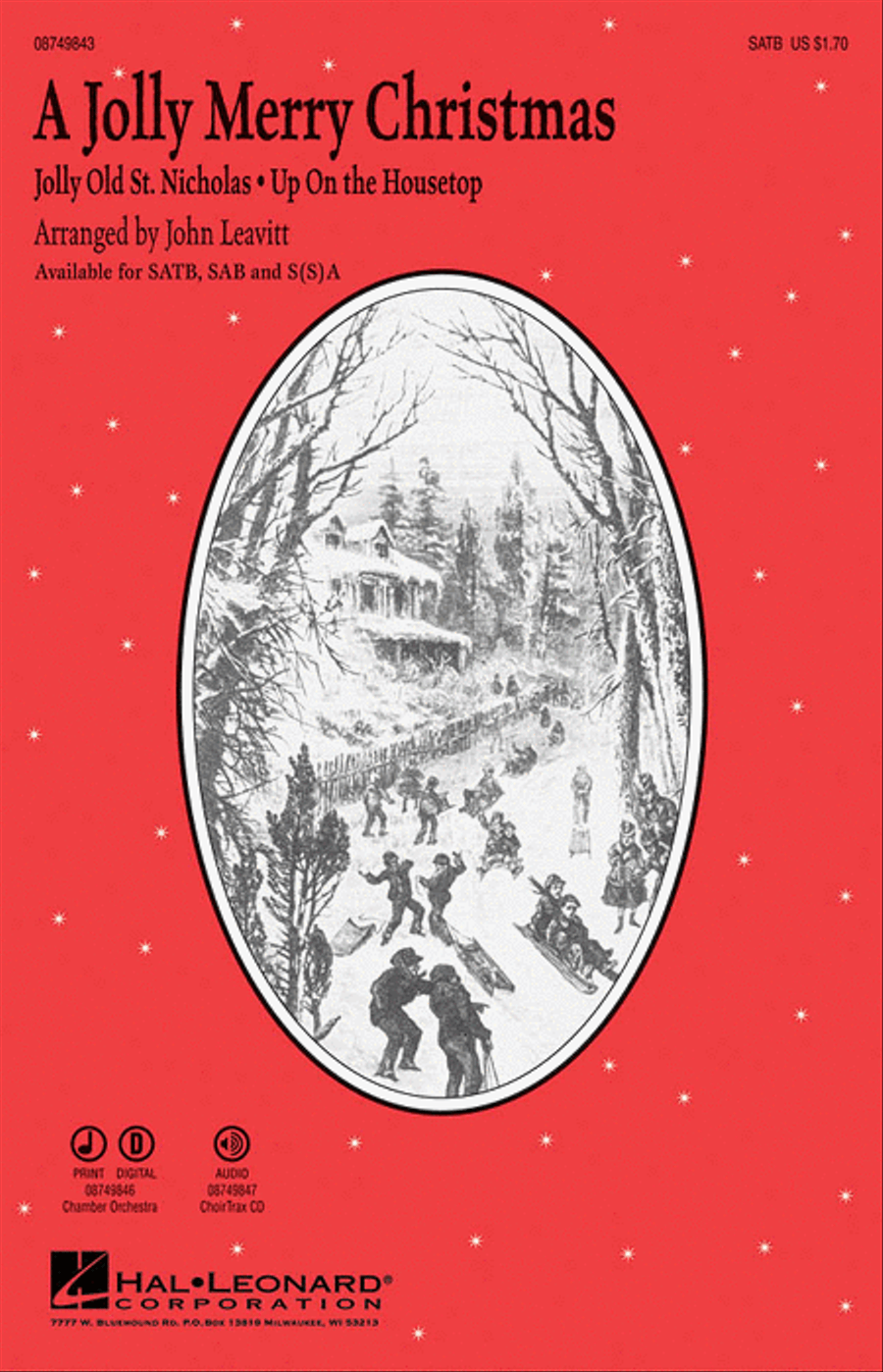 A Jolly Merry Christmas A Jolly Merry Christmas 4-Part scores gallery preview page 1