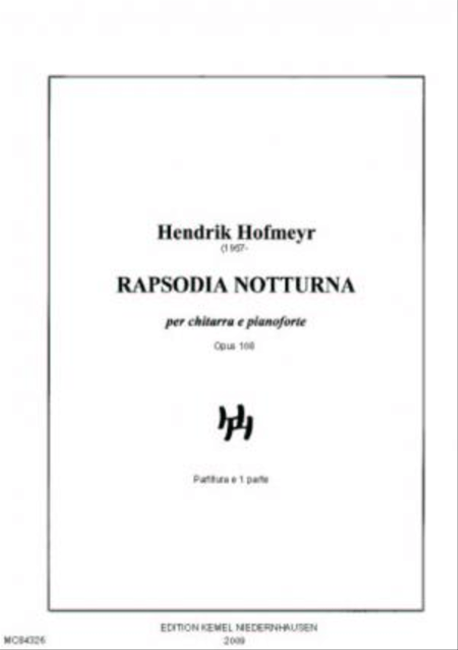 Rapsodia notturna Classical Guitar scores gallery preview page 1