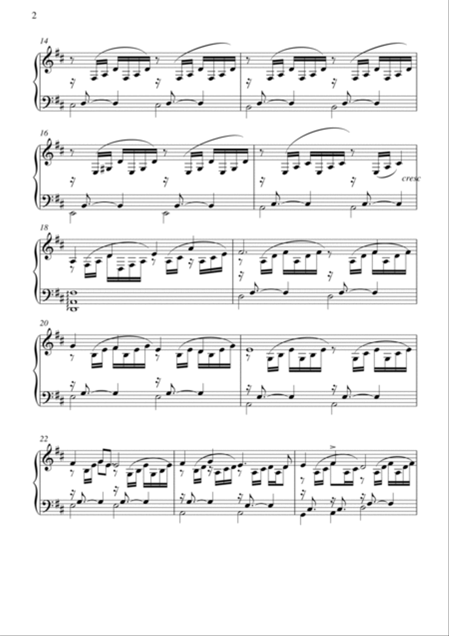 J.SBach-Anna Cortés Als teus peus Senyor Piano Solo scores gallery preview page 2