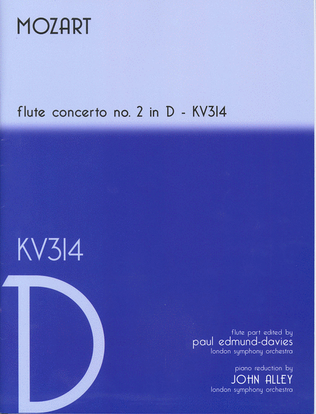 Book cover for Flute Concerto in D - KV314