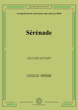 Gounod-Sérénade,for Flute and Piano