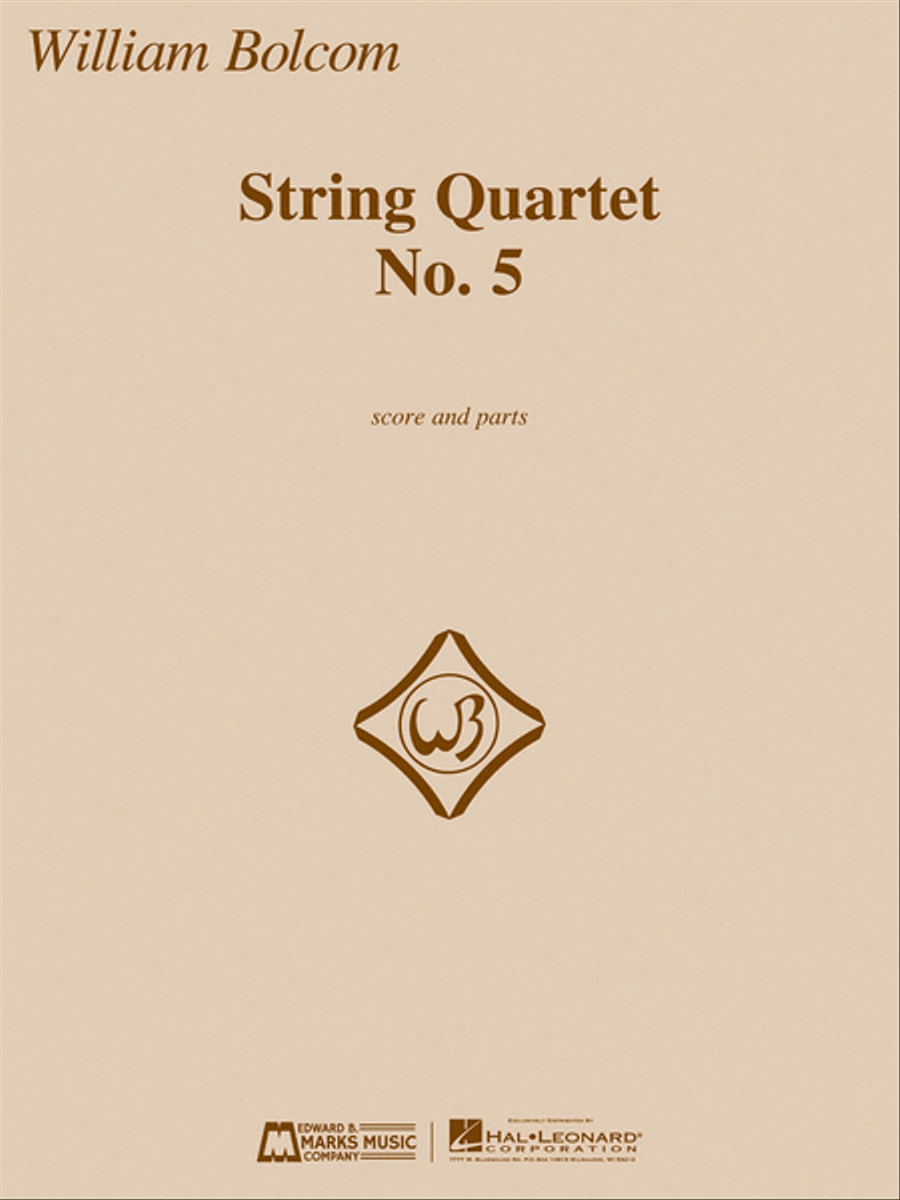 String Quartet No. 5 String Quartet scores gallery preview page 1
