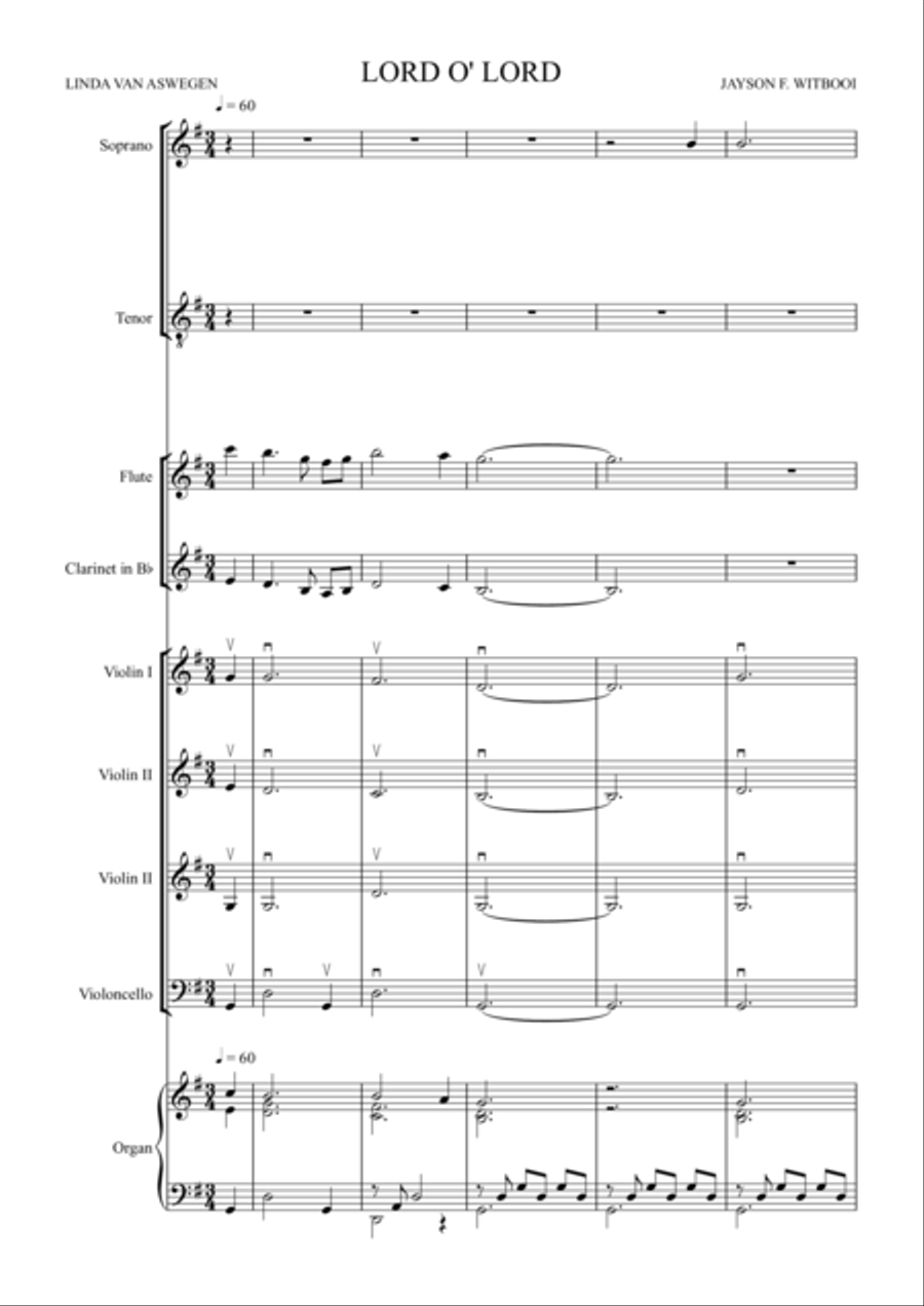 The 7 Serenades The 7 Serenades Choir scores gallery preview page 1