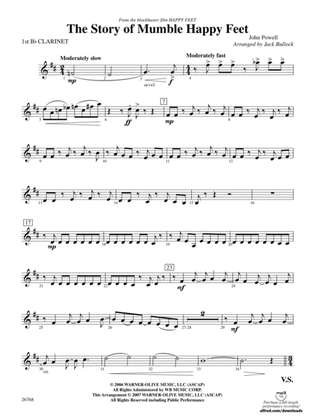 The Story of Mumble Happy Feet: 1st B-flat Clarinet