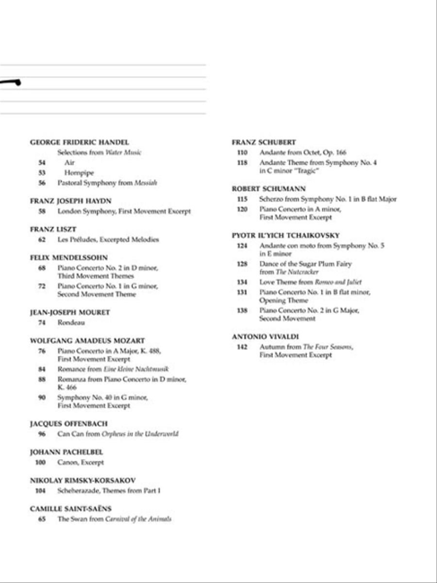 Symphonic Classics - 2nd Edition Piano Solo scores gallery preview page 4