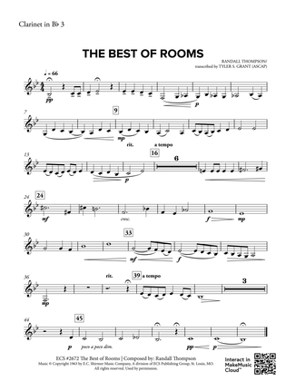 The Best of Rooms: 3rd B-flat Clarinet