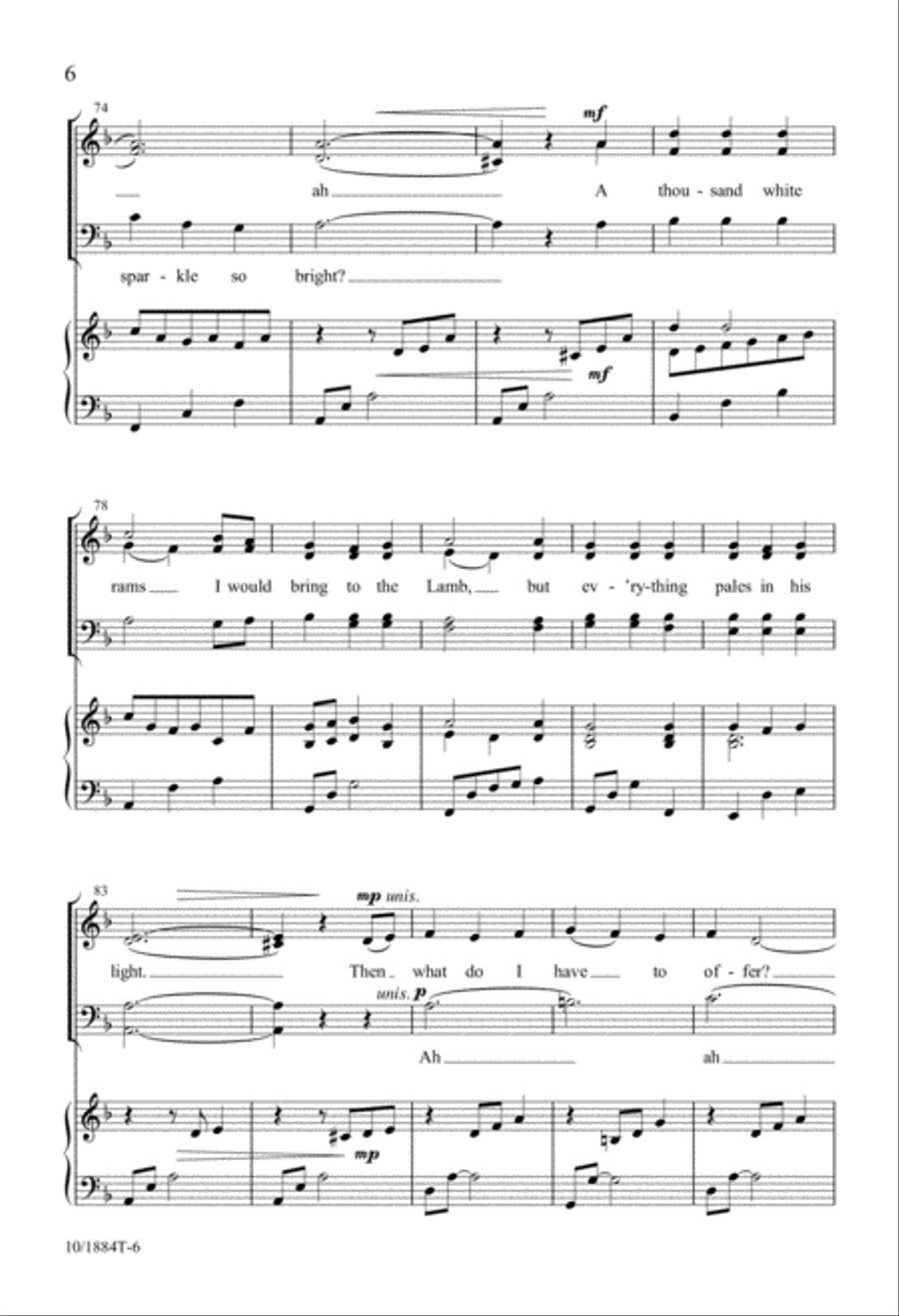 Fit For a King 4-Part scores gallery preview page 6