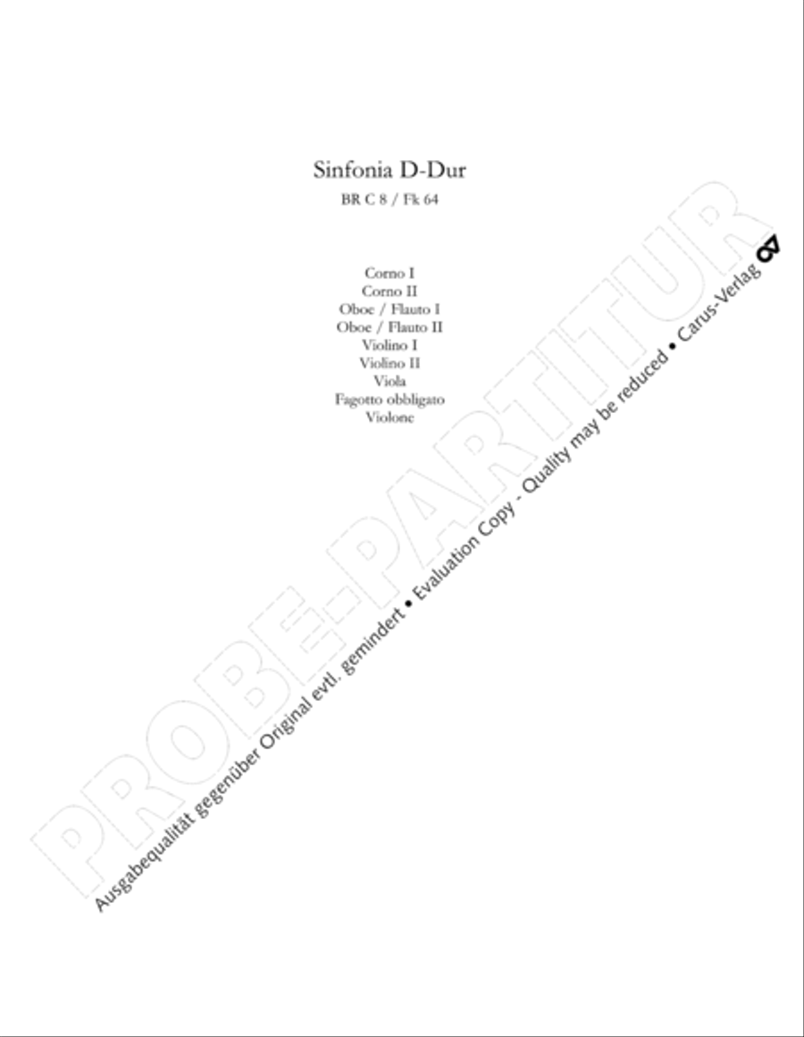 Gesamtausgabe Band 6 (Orchestermusik III: Sinfonien) Orchestra scores gallery preview page 44