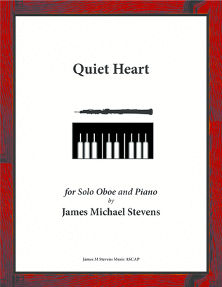Book cover for Quiet Heart - Oboe & Piano