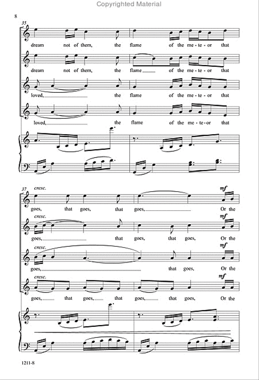 The White Birds - SSAA Octavo SSAA scores gallery preview page 7