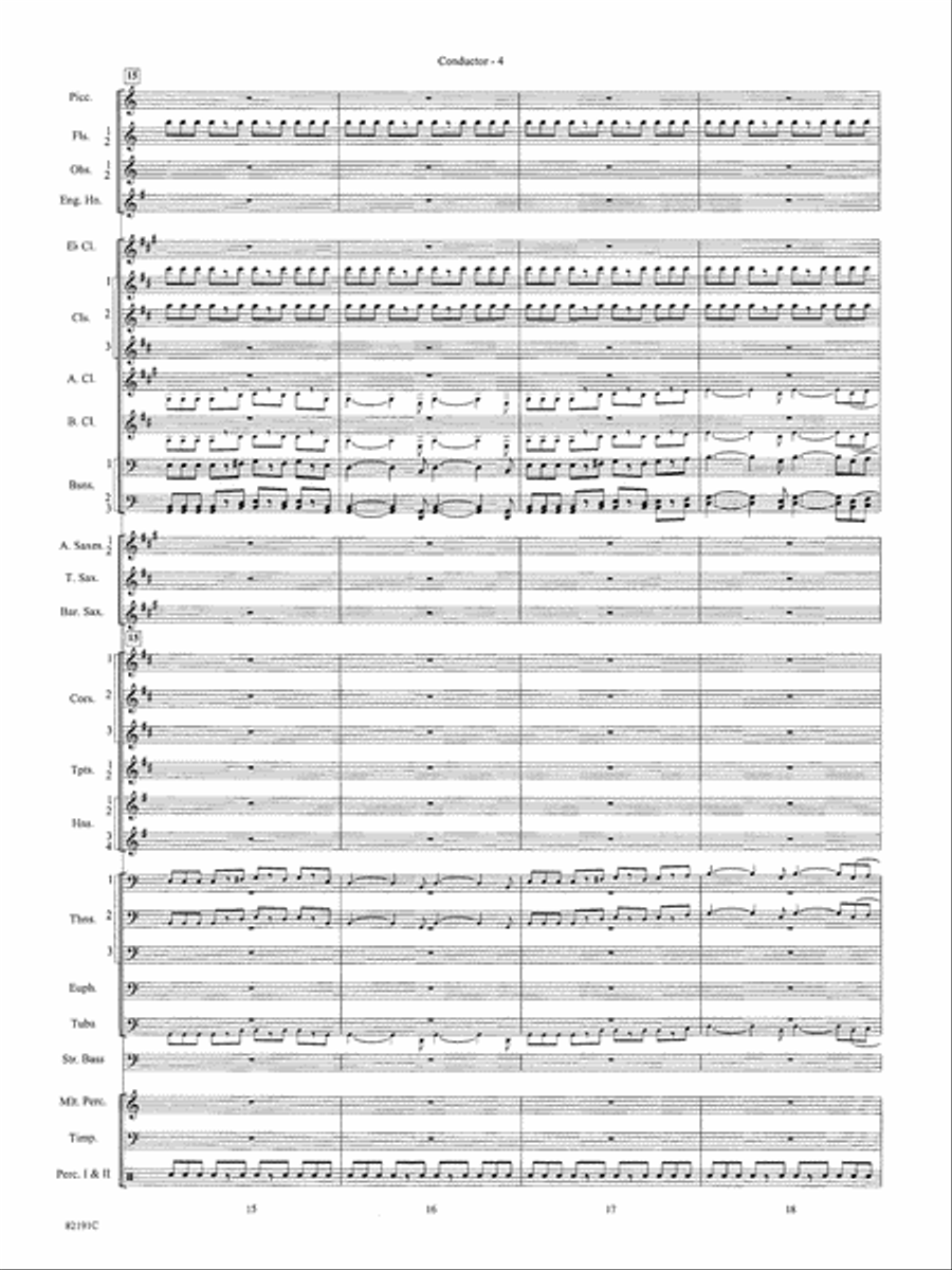American Salute (based on When Johnny Comes Marching Home): Score by Morton Gould Concert Band - Digital Sheet Music page 6