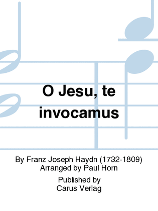 Book cover for O Jesu, te invocamus