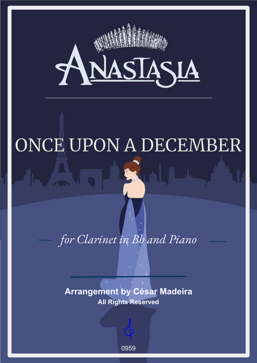 Once Upon A December B-Flat Clarinet scores gallery preview page 1