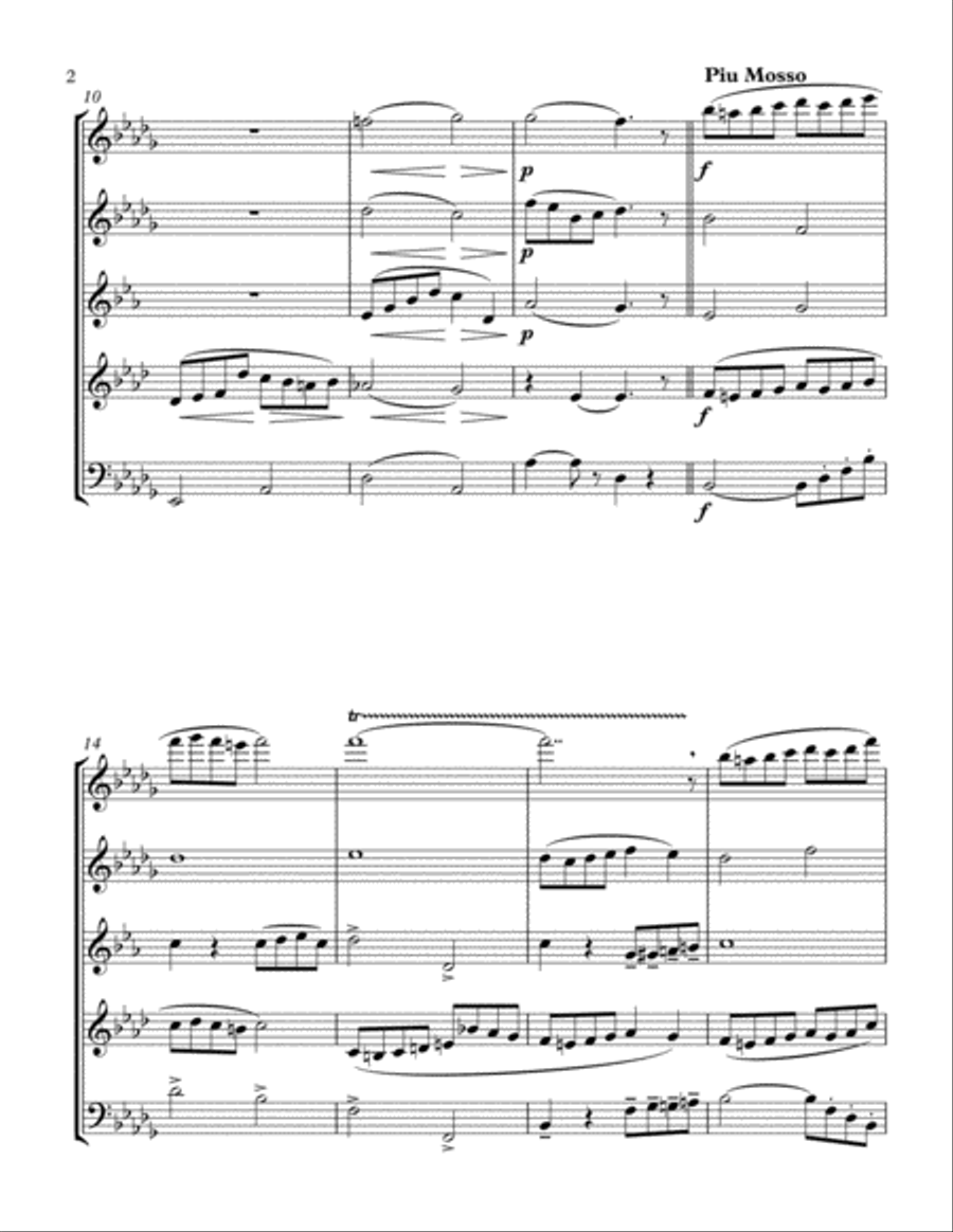 A Night in June Woodwind Quintet scores gallery preview page 2