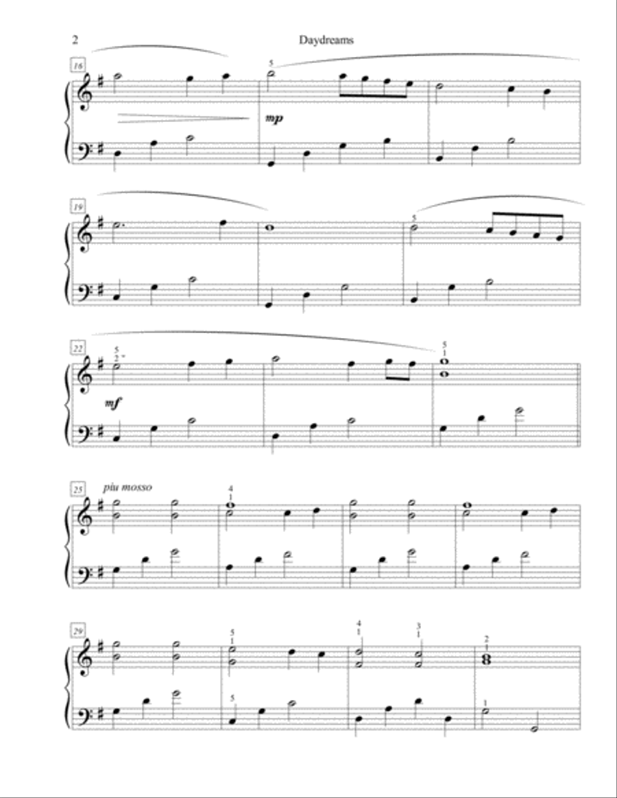 Daydreams Daydreams Piano Method scores gallery preview page 2
