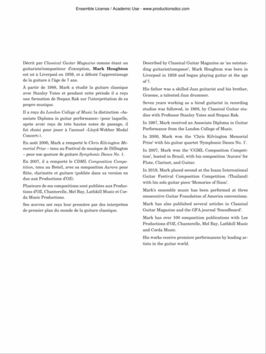 Elegy Classical Guitar scores gallery preview page 2