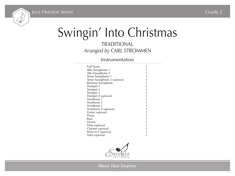 Swingin' Into Christmas Jazz Ensemble scores gallery preview page 2