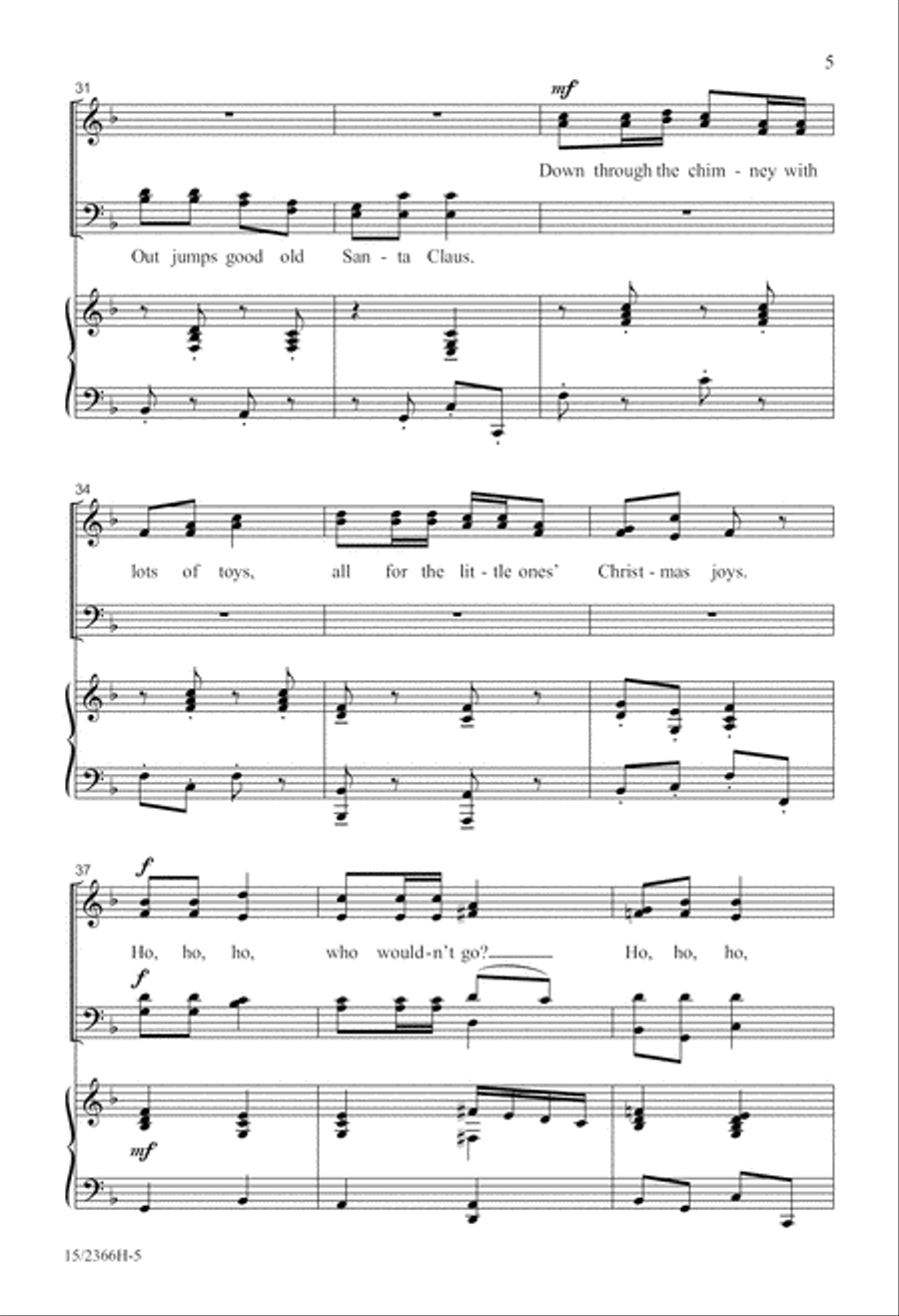 A Family Christmas Spectacular 4-Part scores gallery preview page 6