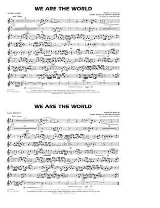 We Are The World - 2nd Bb Trumpet