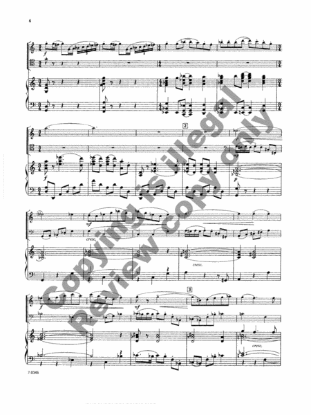 Dialogues for Solo Violin, Cello & Piano (Piano score & Parts)