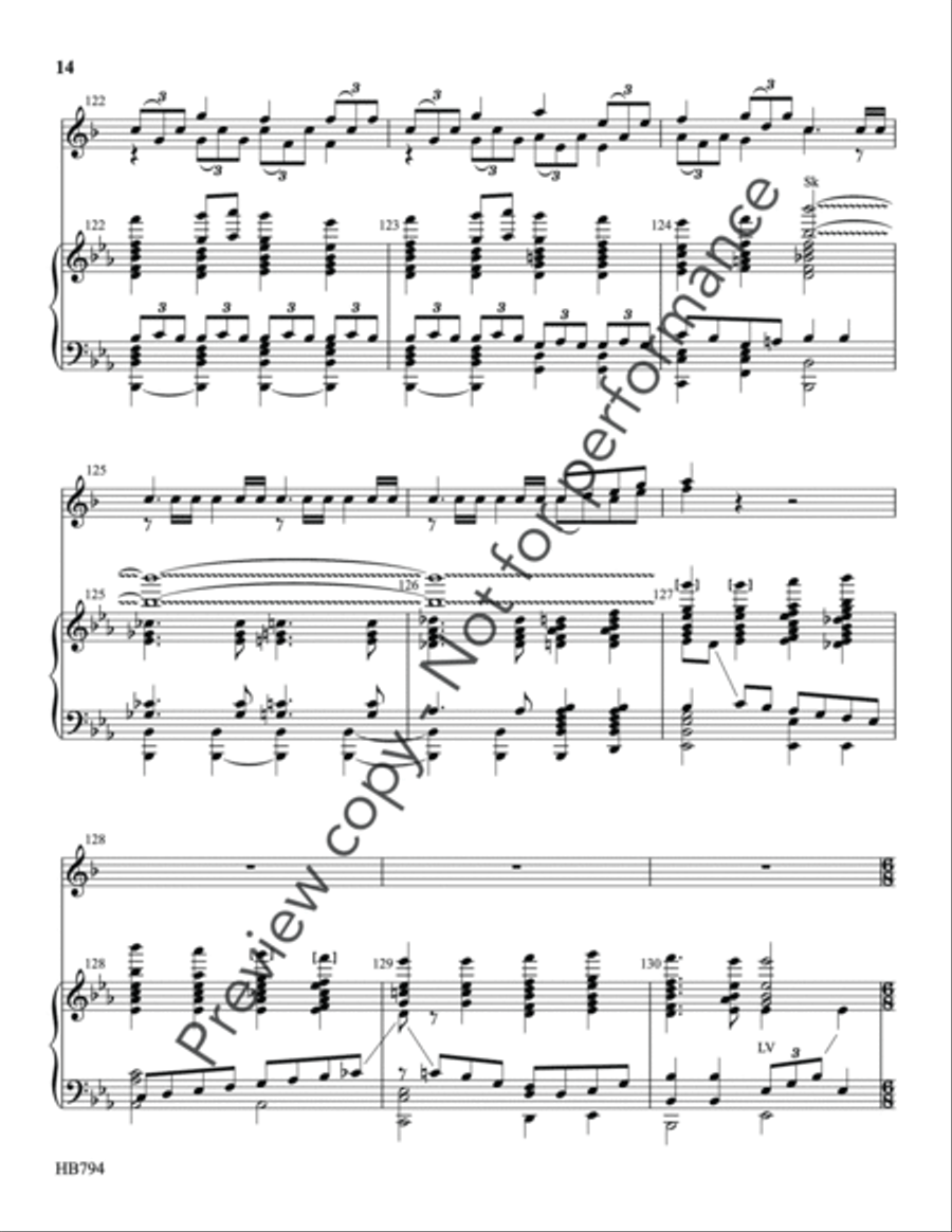 Joyful, Joyful, We Adore Thee - Tucker - full score 5-Octaves scores gallery preview page 13