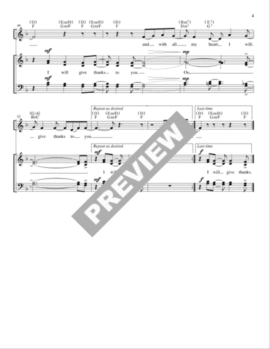 I Will Give Thanks - Guitar edition Guitar scores gallery preview page 5