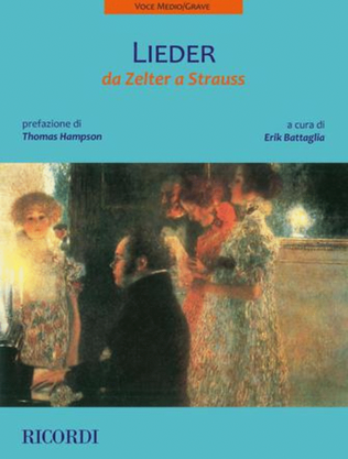 Book cover for Lieder Da Zelter a Strauss