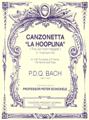 Book cover for Conzonetta "La Hooplina"