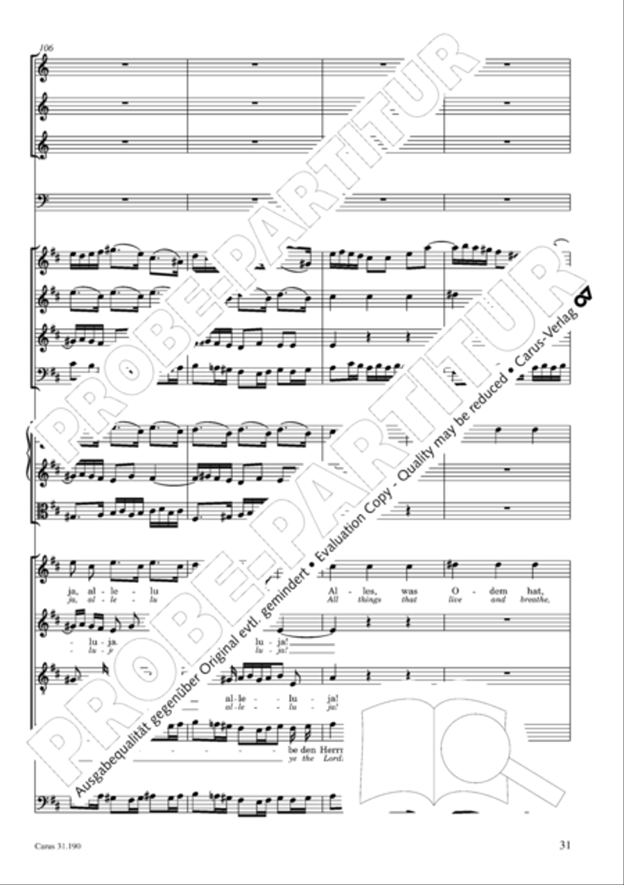 Sing to the Lord a new song (Singet dem Herrn ein neues Lied) ATB scores gallery preview page 32
