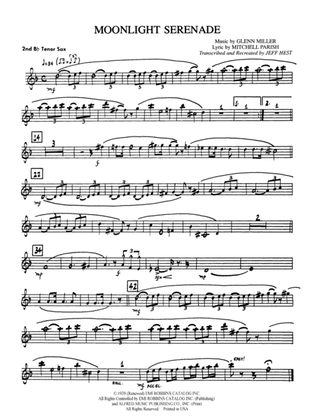 Book cover for Moonlight Serenade: 2nd B-flat Tenor Saxophone