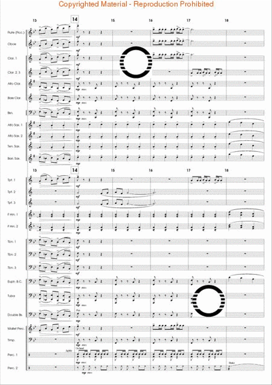 Articulation Studies Concert Band scores gallery preview page 62