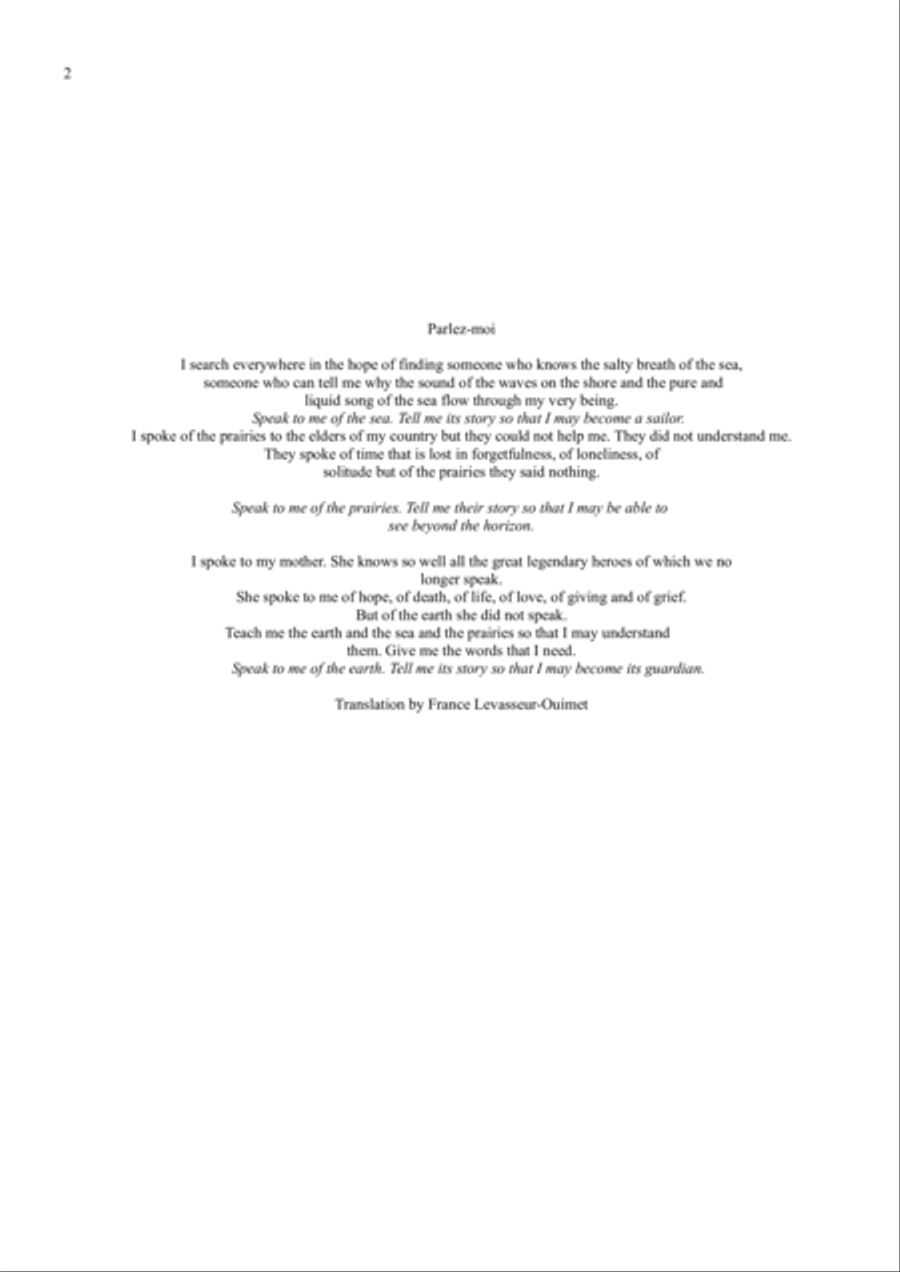 Parlez-Moi 4-Part scores gallery preview page 2