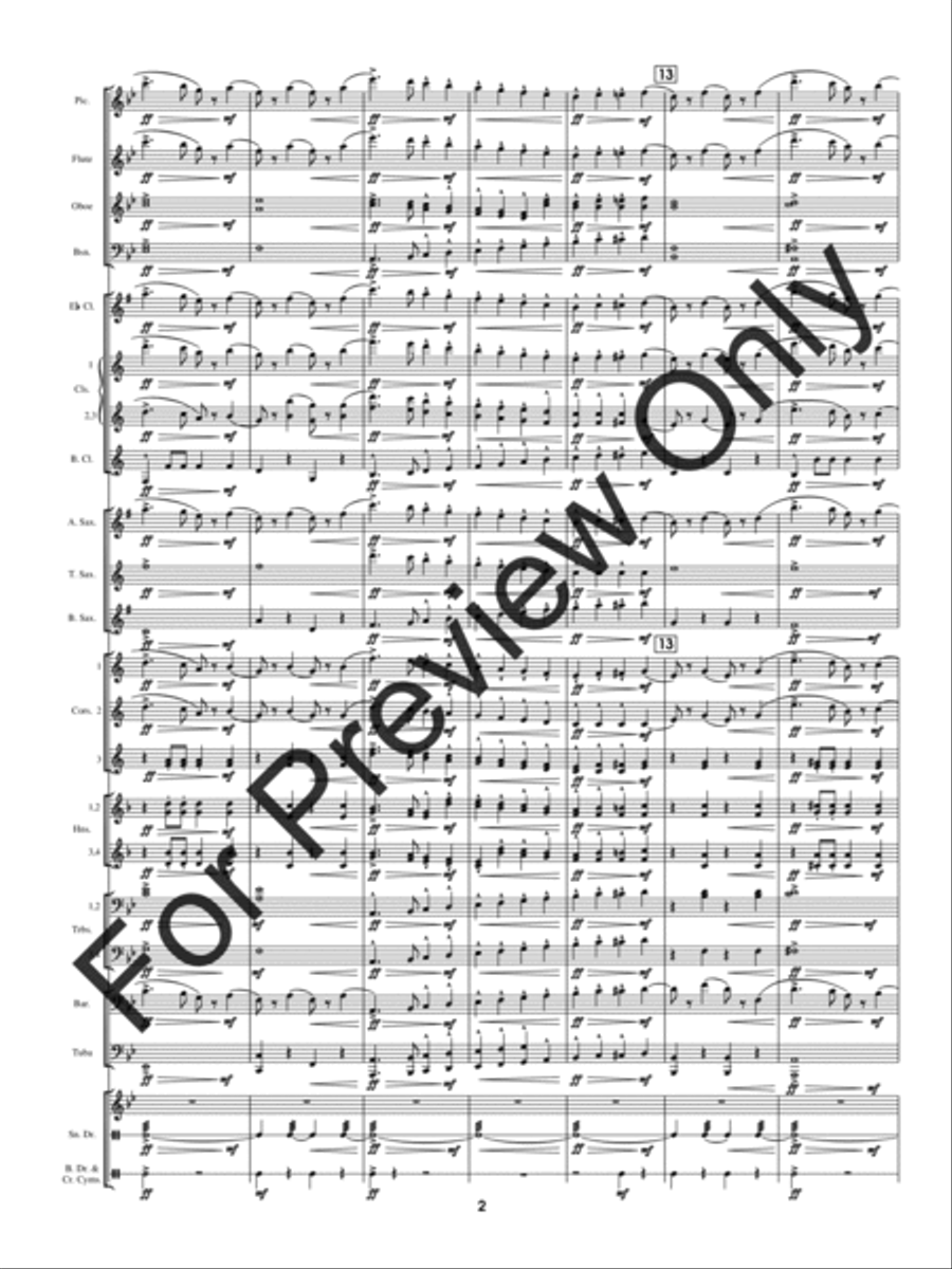 Pathfinder Of Panama Concert Band scores gallery preview page 5