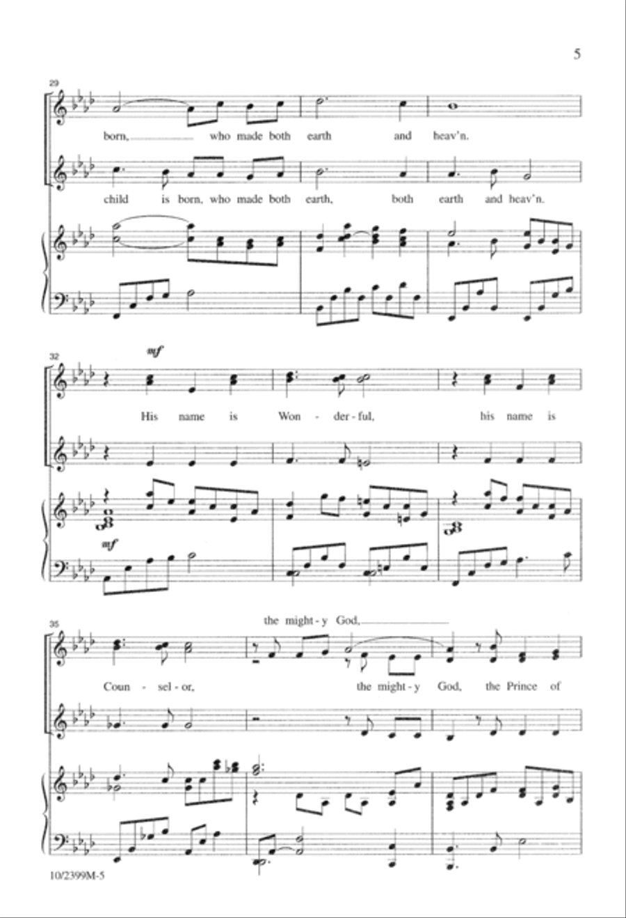 A Christmas Praise SSA scores gallery preview page 6