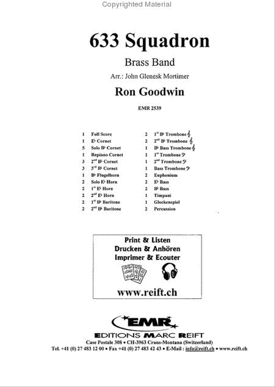 633 Squadron Brass Band scores gallery preview page 2