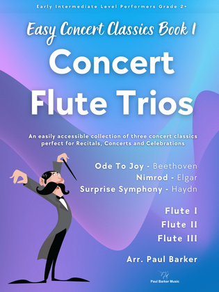 Book cover for Easy Concert Classics - Flute Trios Book 1