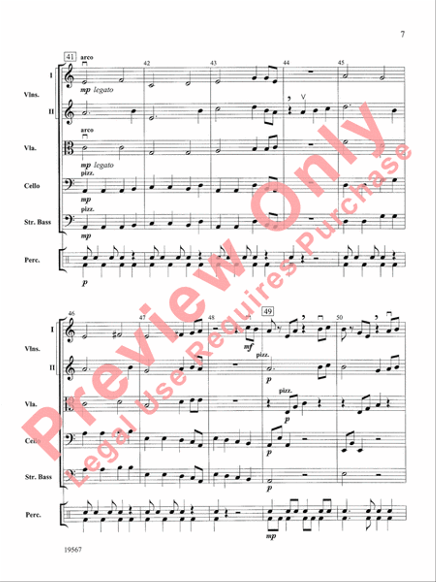 Las Mariposas Exoticas String Orchestra scores gallery preview page 8