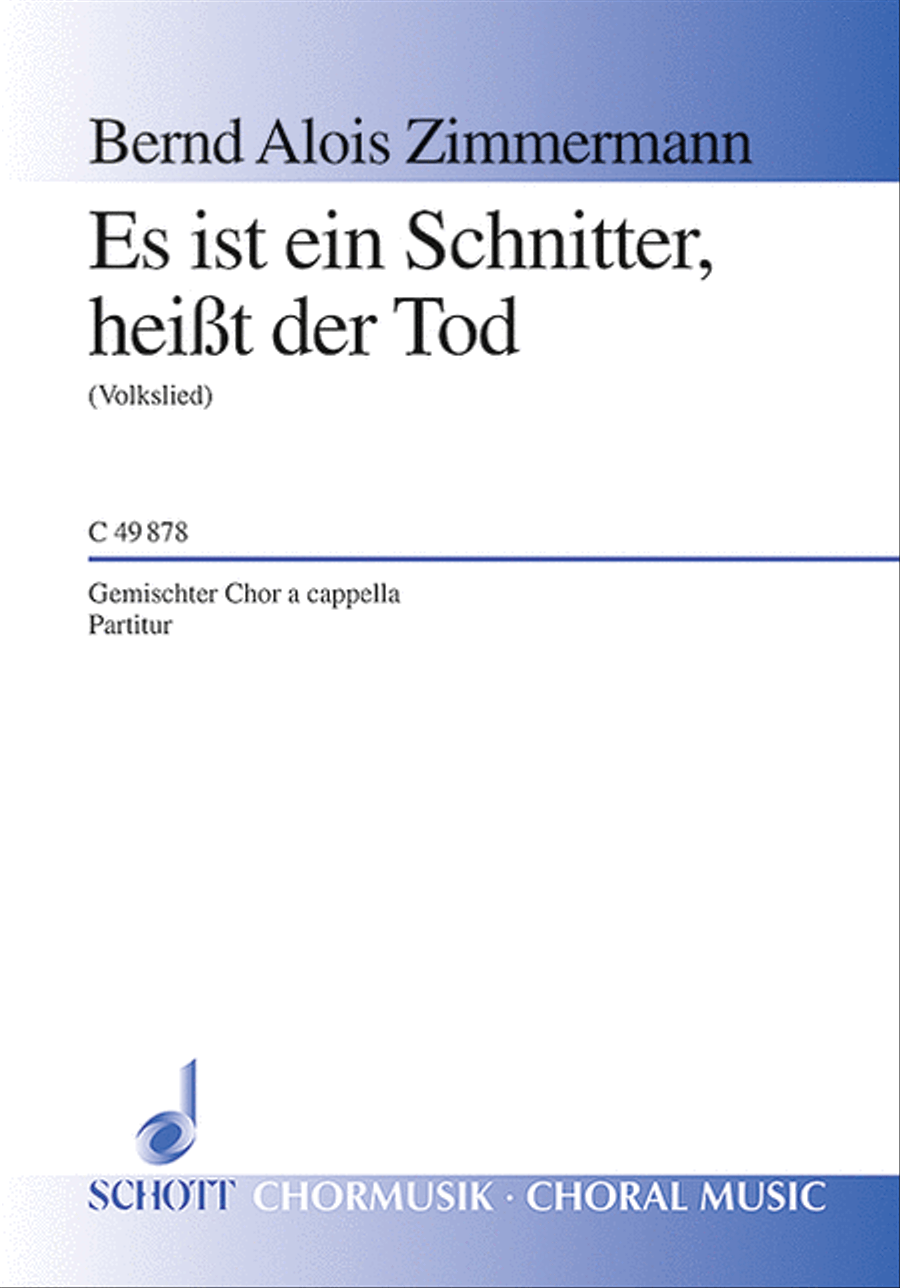 Es ist ein Schnitter, heißt der Tod 4-Part scores gallery preview page 1