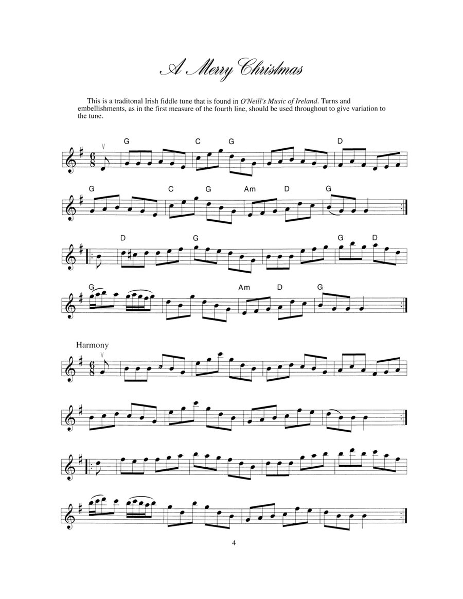 A Fiddling Christmas Violin scores gallery preview page 5